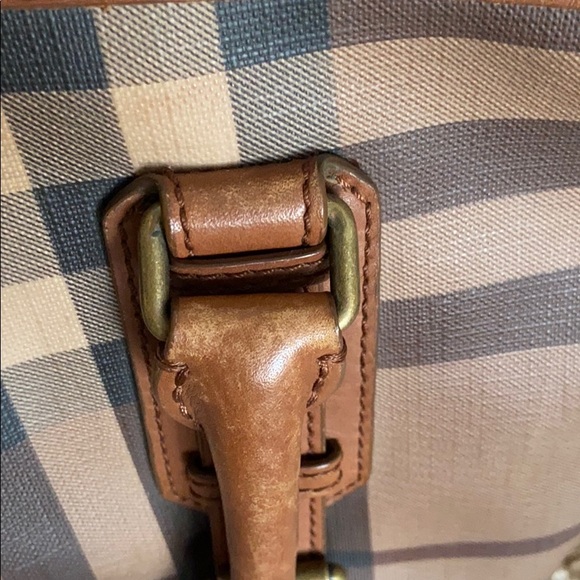 Auth Burberry Smoked Check Northfield Tote - Picture 12 of 16